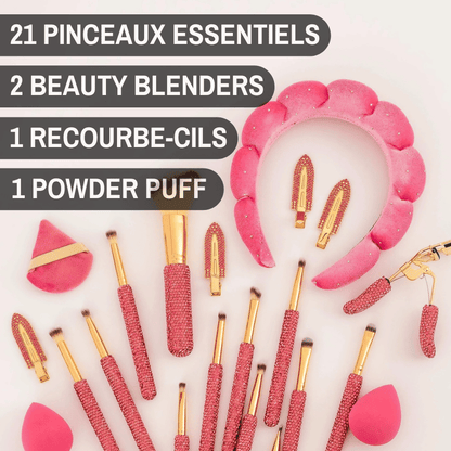 Box Makeup "Rose Ruby" 31 pièces