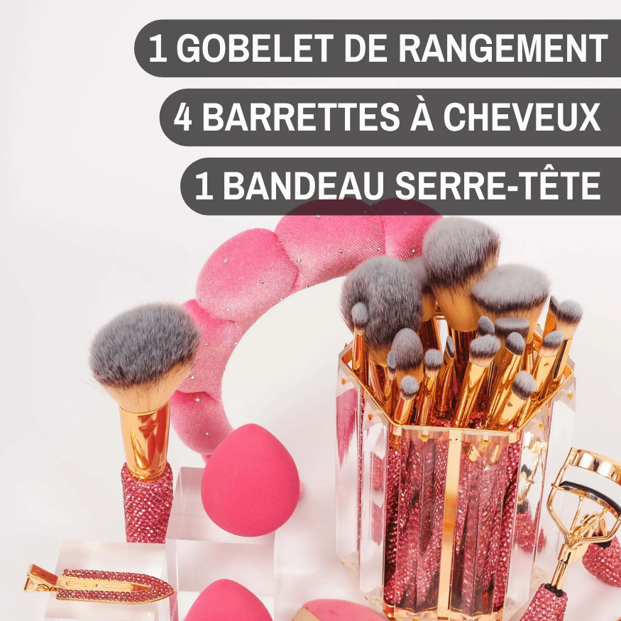 Box Makeup "Rose Ruby" 31 pièces